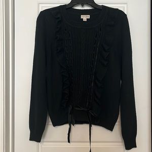 Ruffle sweater size L
